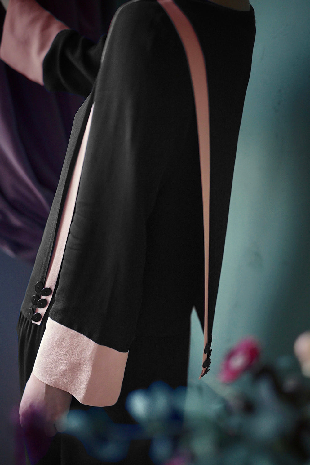 1920s|Color-Block Day Dress