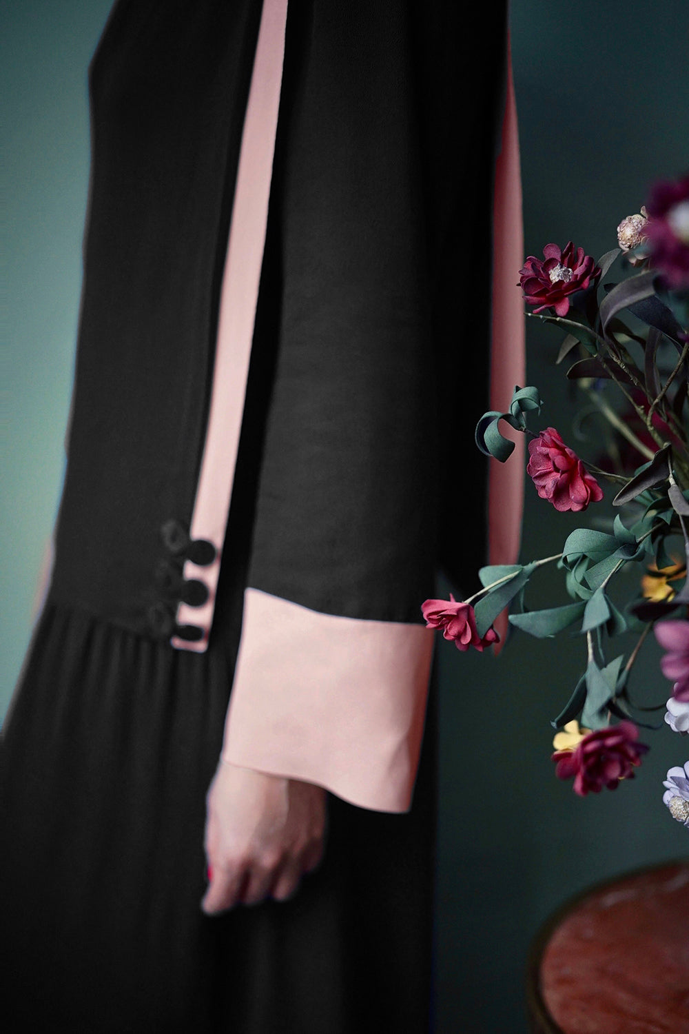 1920s|Color-Block Day Dress