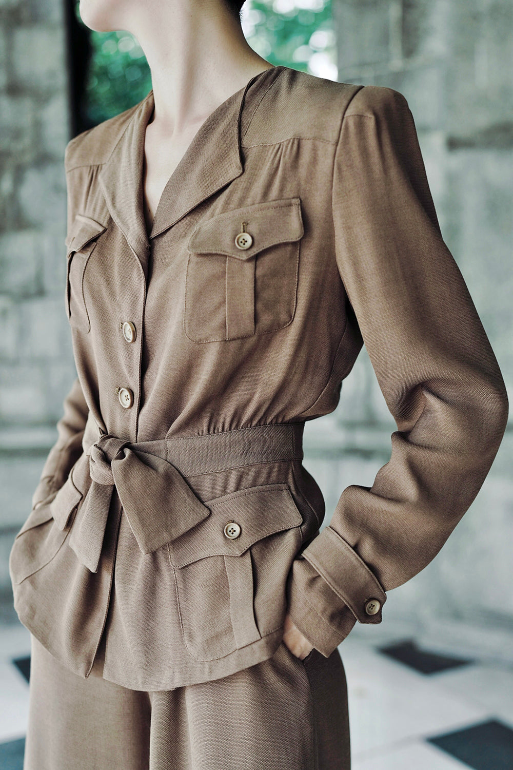 1940s| Safari Suits |Tops & Skirts & Pants