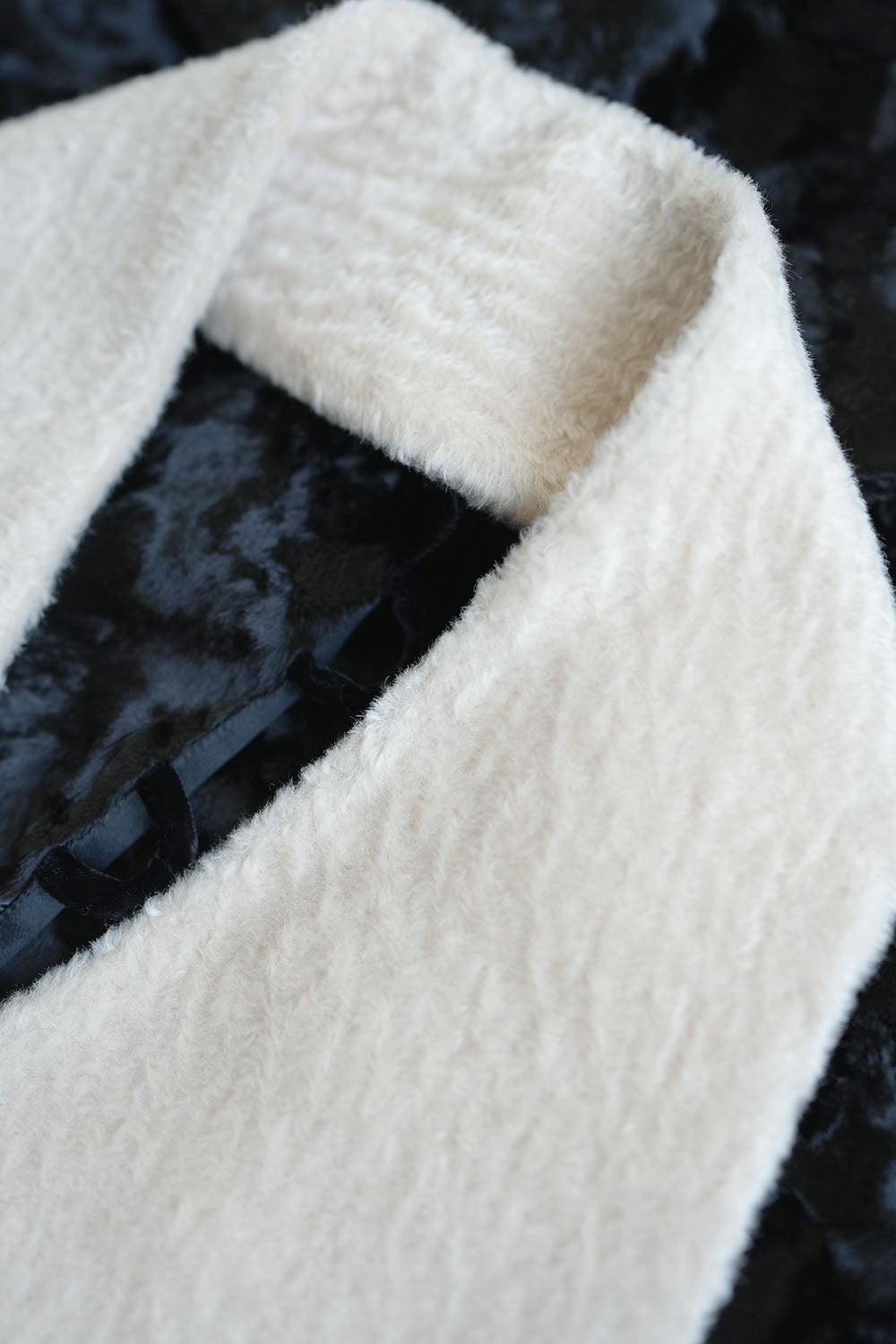 1920s|Faux Mink Fur Modern Coat (with Scarf)
