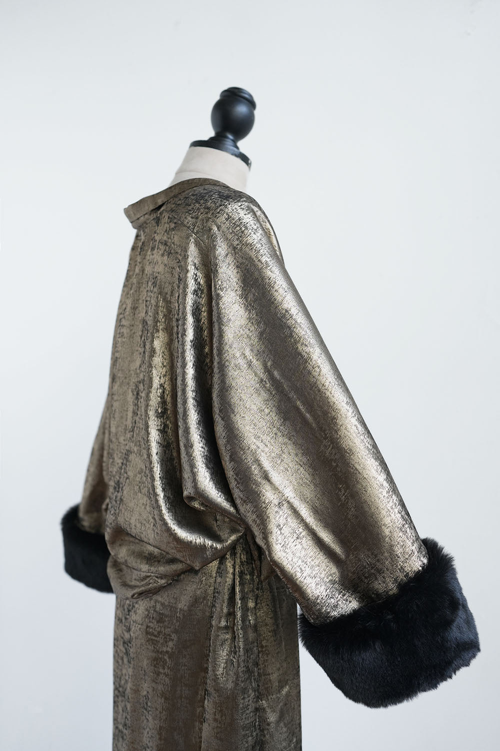 1920s|Lamé Gold Shawl Jacket
