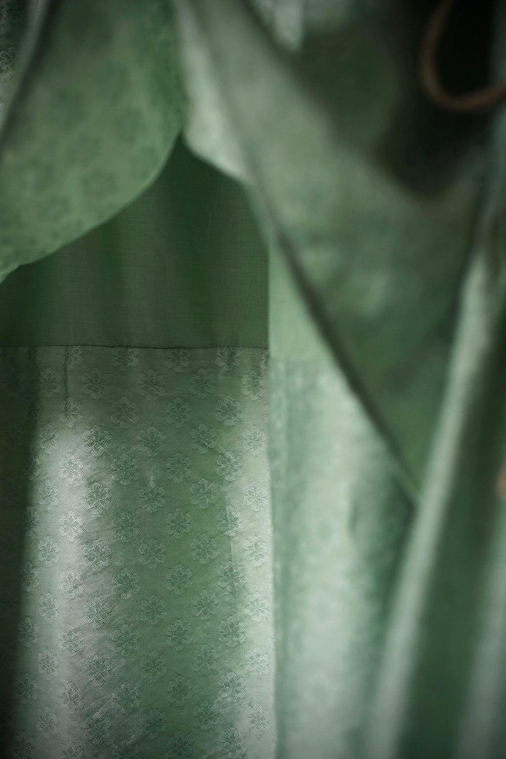 1920s | Green flower flapper dress