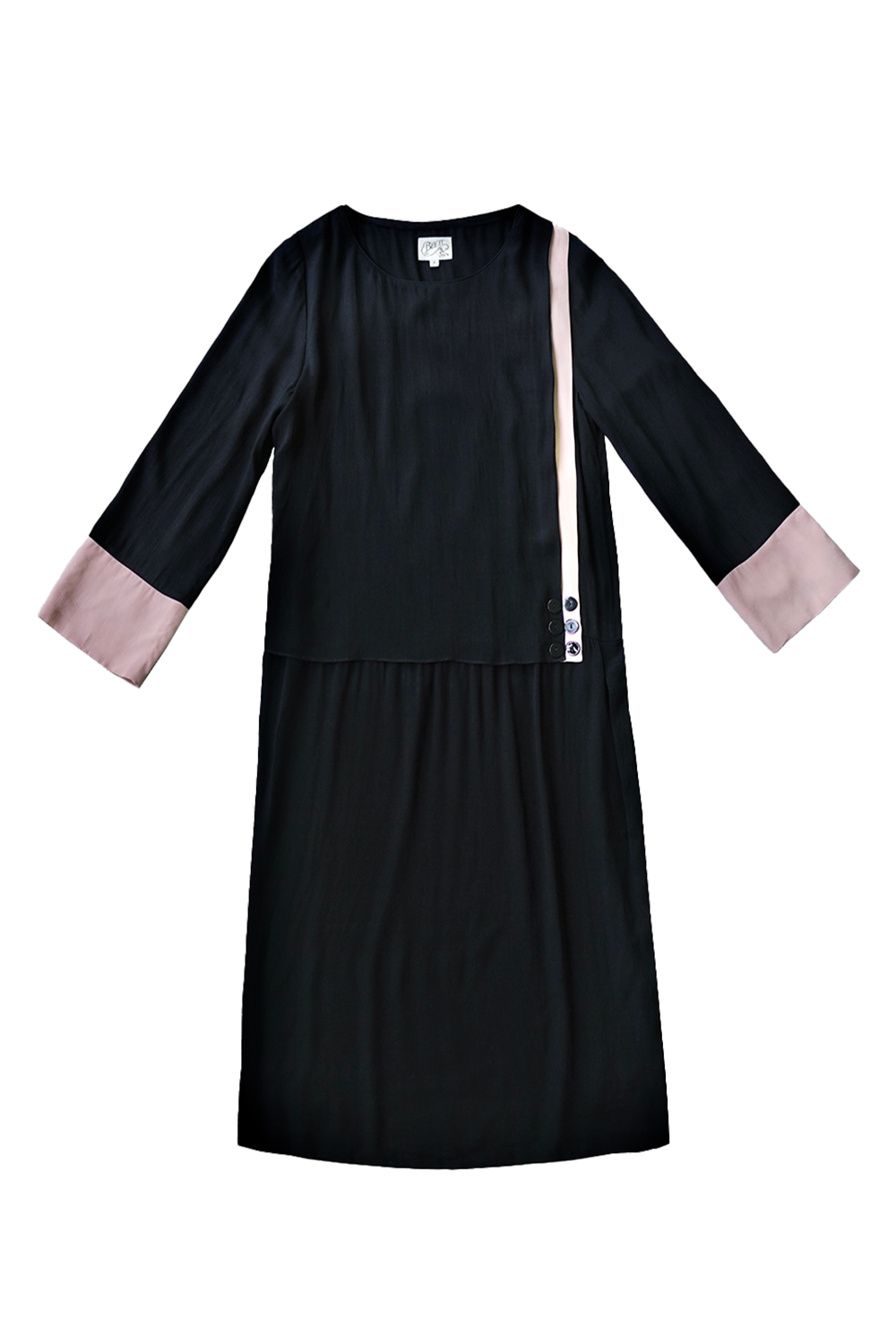 1920s|Color-Block Day Dress