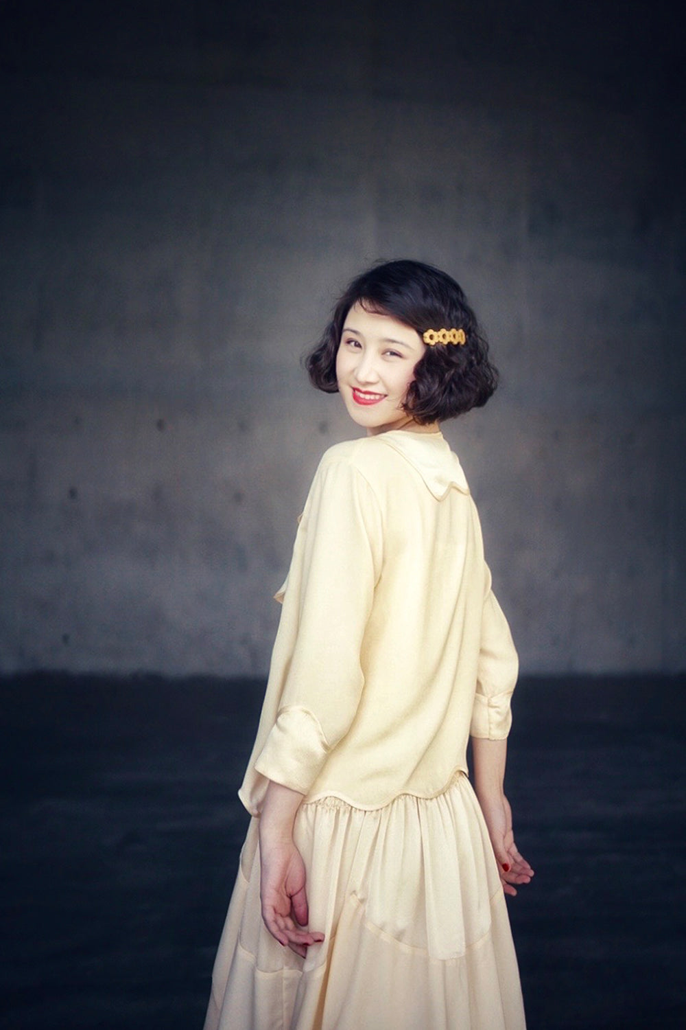 1920s|Wave-edged 2Pc Set