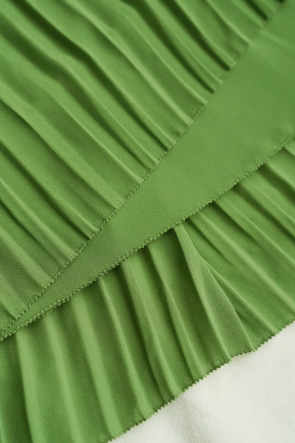 1920s|Color-Block Pleated Slip Dress