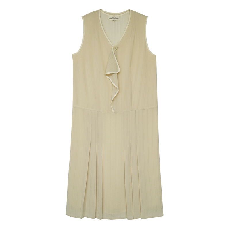 1920s|Sleeveless sash dress