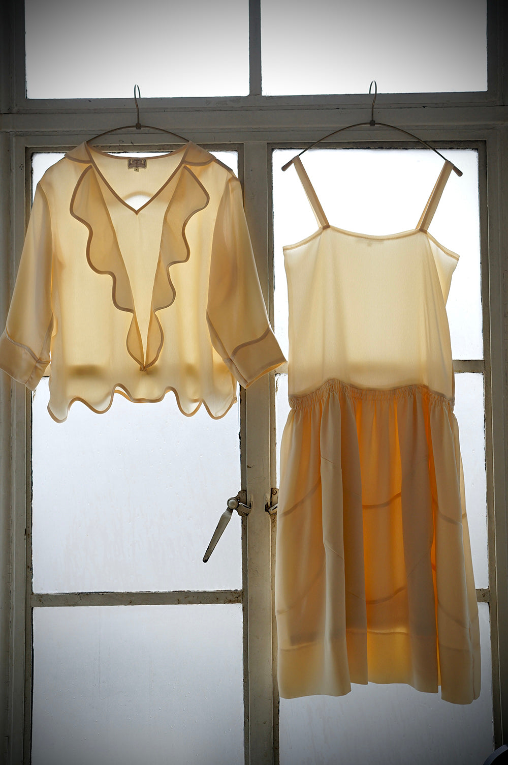 1920s|Wave-edged 2Pc Set