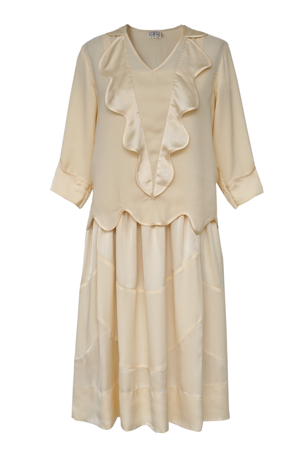 1920s|Wave-edged 2Pc Set