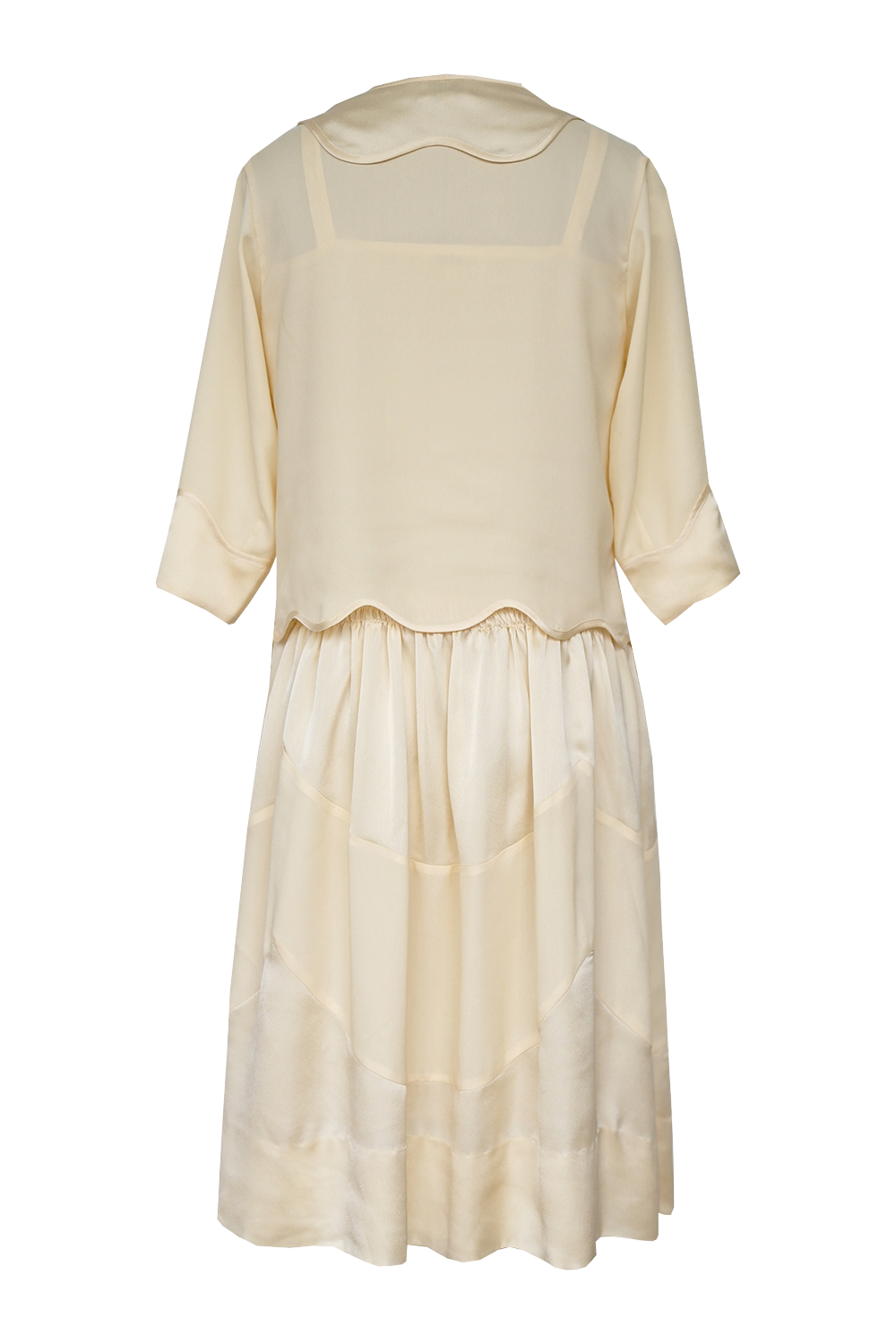 1920s|Wave-edged 2Pc Set