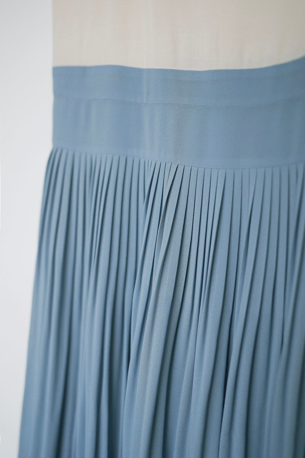 1920s|Color-Block Pleated Slip Dress