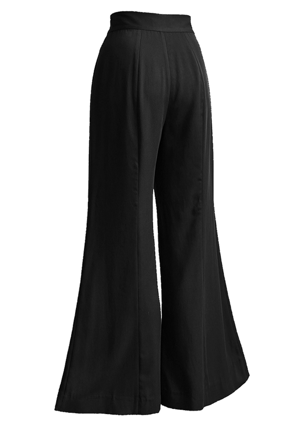 1930s|Versatile High-Waisted Wide-Leg Pants