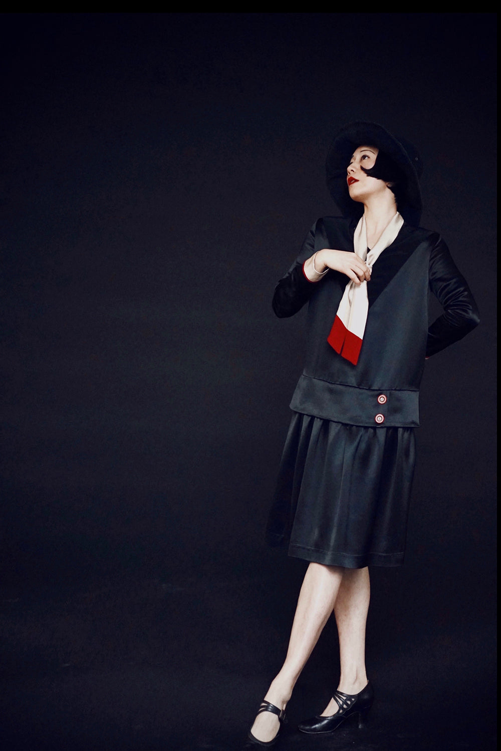 1920s |"It Girl~!" Ribbon Tie Dress