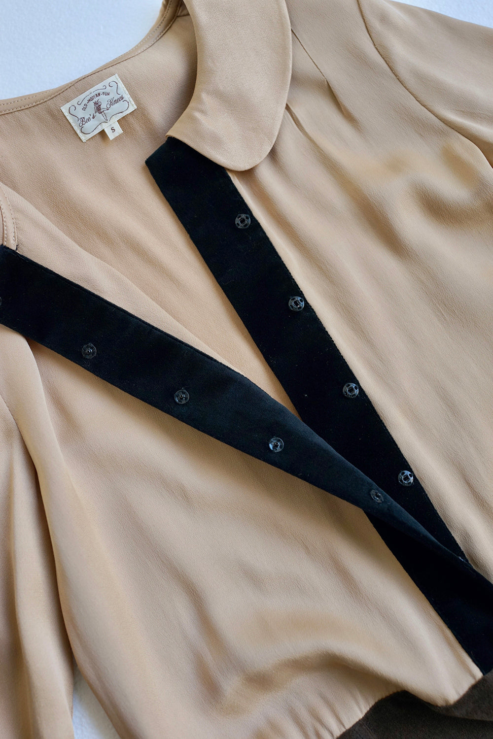 1920s|Peter Pan Collar Velvet Two-Piece Set