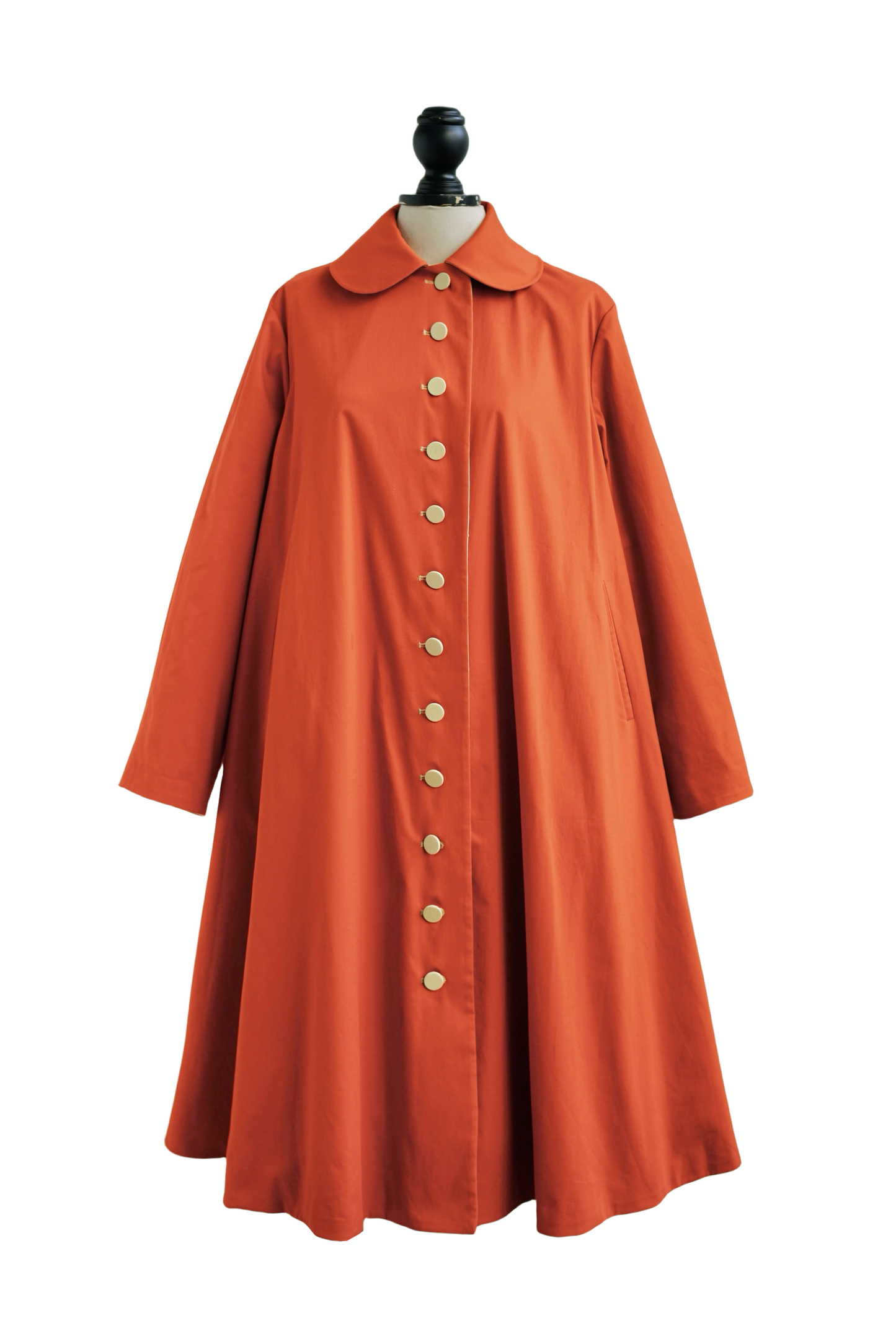 1950s｜Reversible Two-tone Swing Coat （Orange）