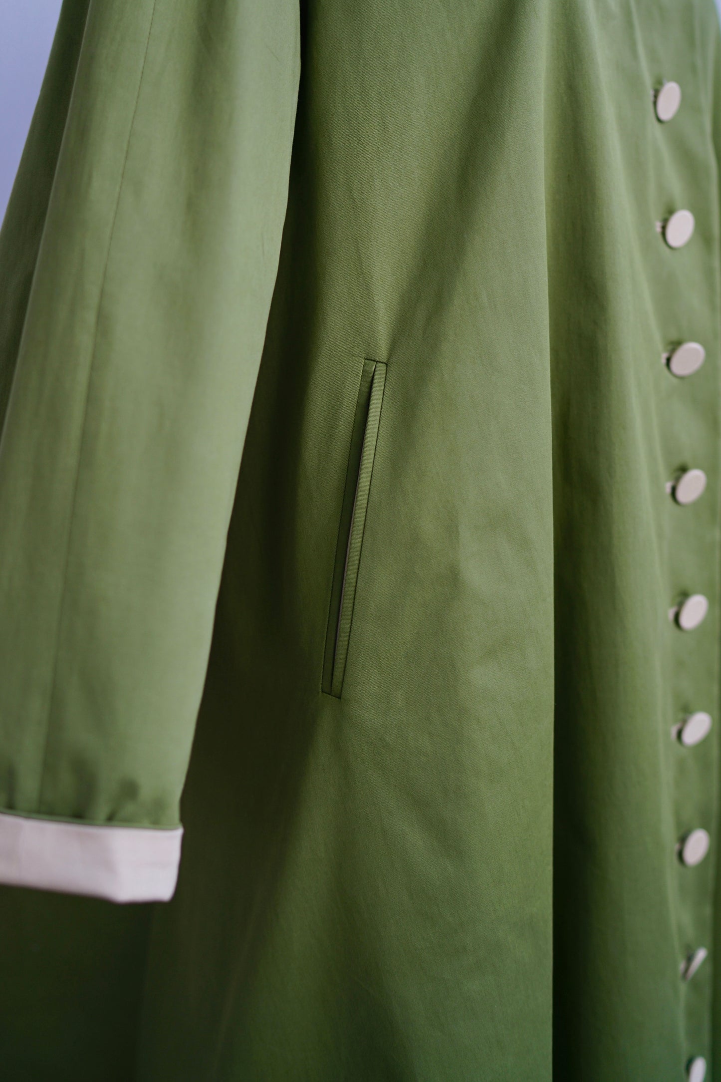 1950s｜Reversible Two-tone Swing Coat （Green）