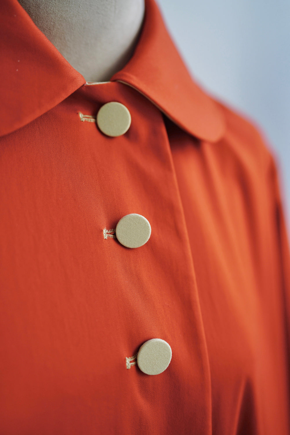 1950s｜Reversible Two-tone Swing Coat （Orange）