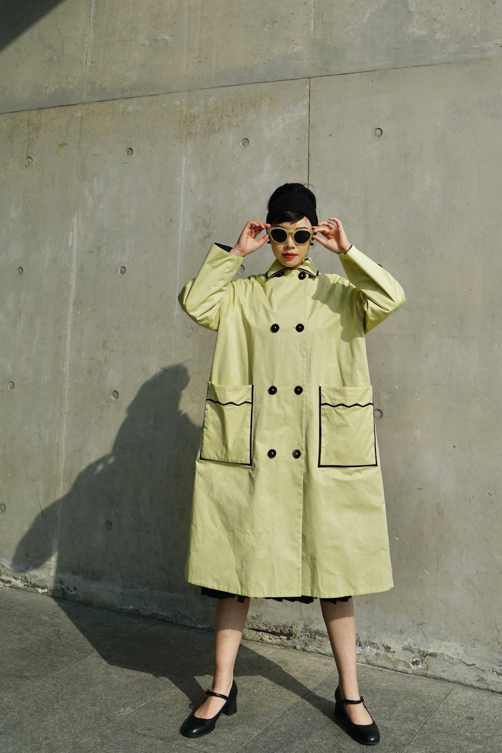 1960s｜Reversible A-line Trench Coat