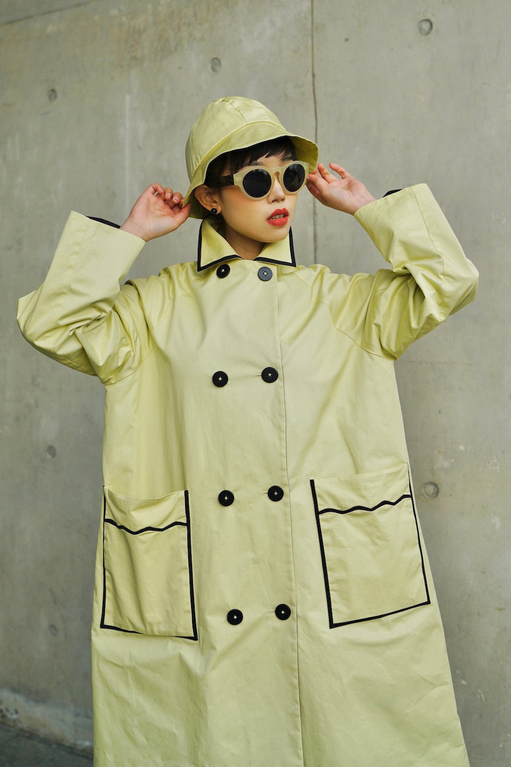 1960s｜Reversible A-line Trench Coat