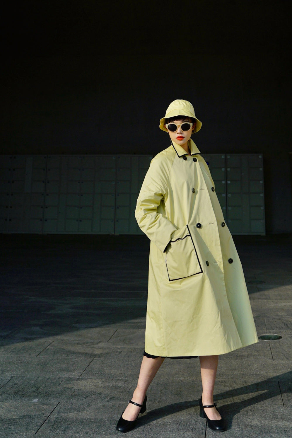 1960s｜Reversible A-line Trench Coat