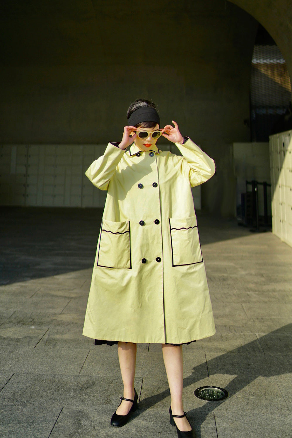 1960s｜Reversible A-line Trench Coat