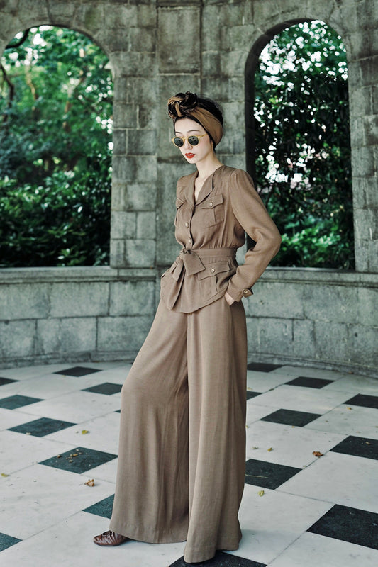 1940s｜ Safari Suits ｜Tops & Skirts & Pants