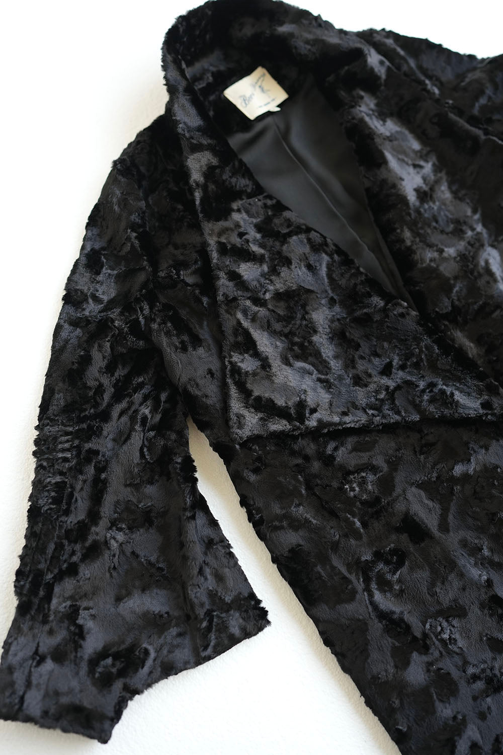 1920s｜Faux Mink Fur Modern Coat (with Scarf)