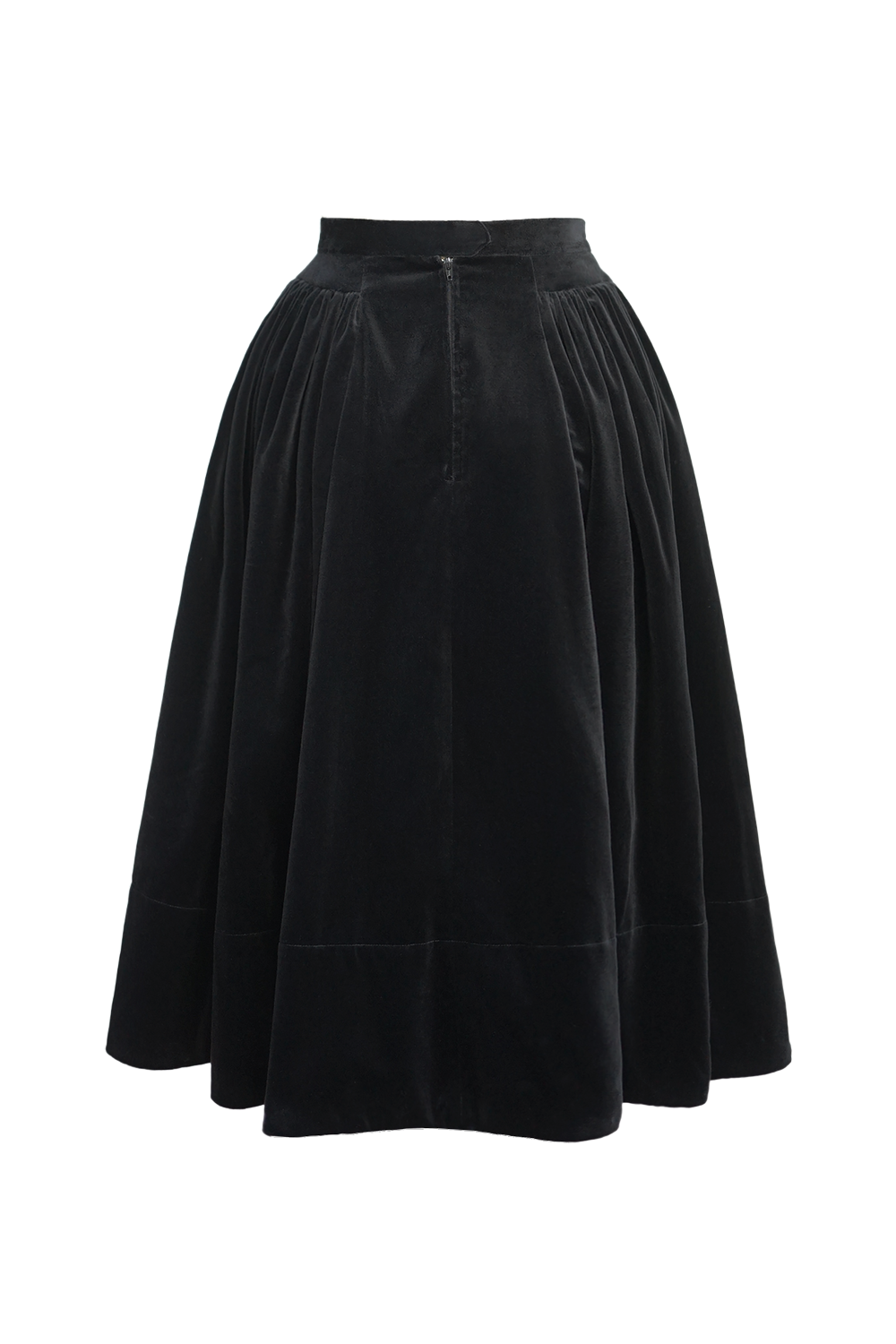 1950s｜Side-pleated Swing Skirt