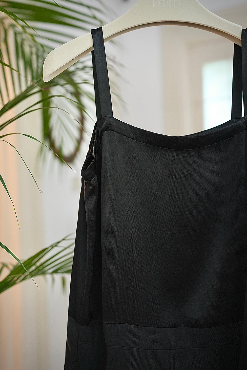 1920s ｜Doll-Collar Pleated Dress Set (Black&Yellow)