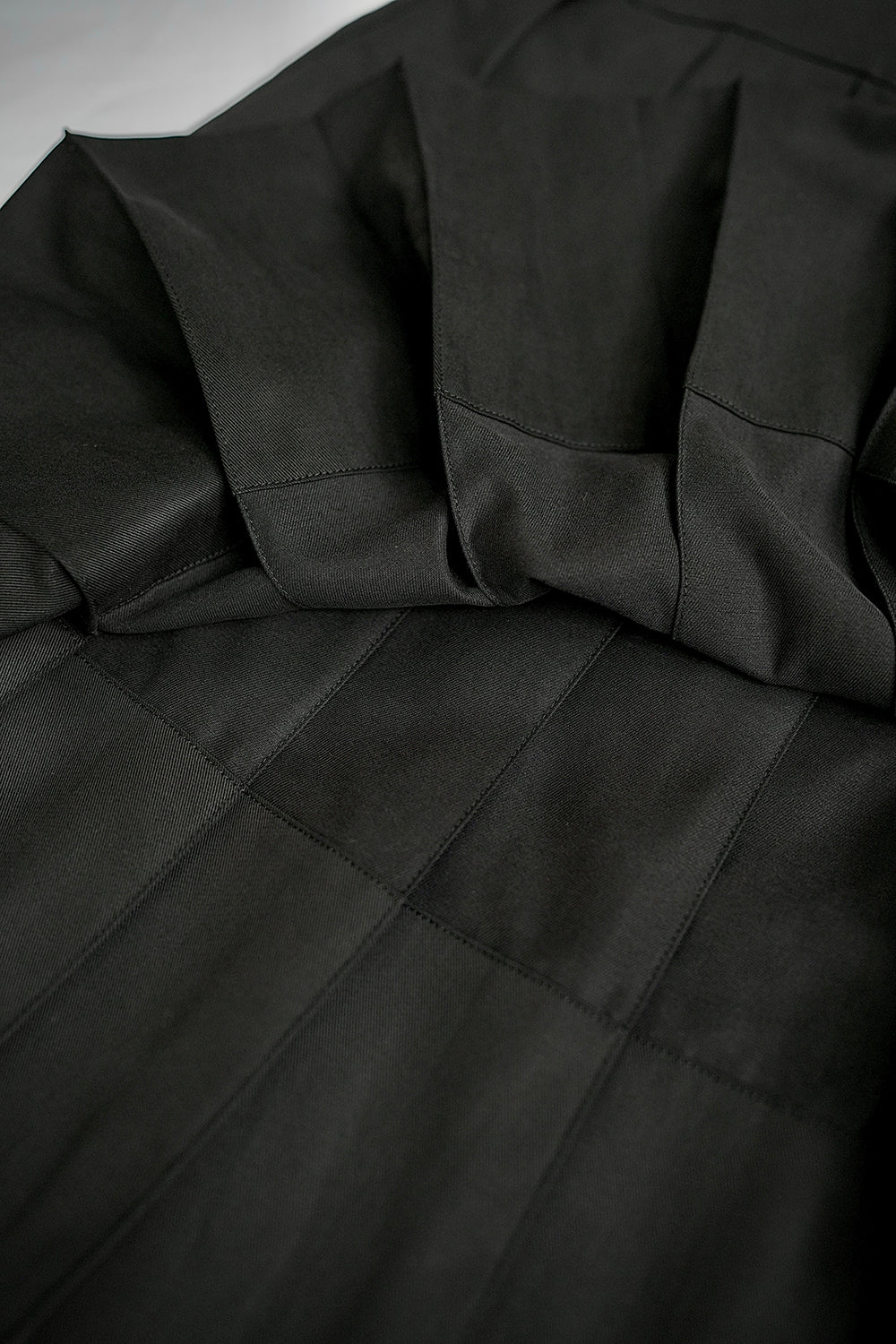 1920s ｜Doll-Collar Pleated Dress Set (Black&Yellow)