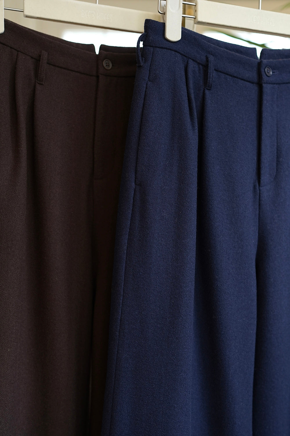 1940s｜Flannel High-waist Trousers.