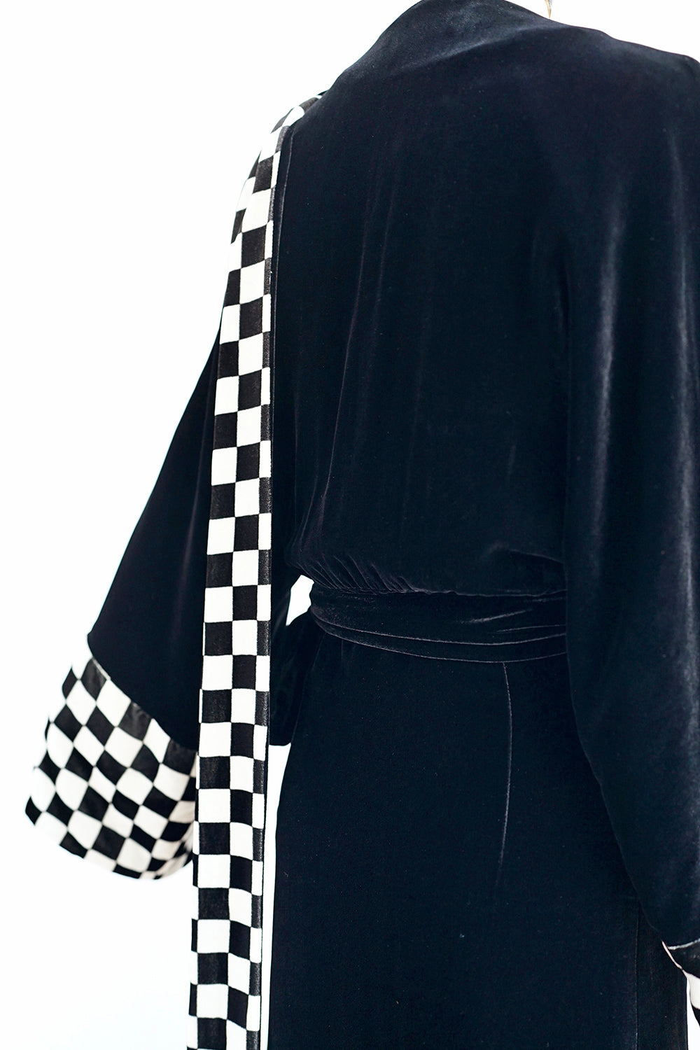 1920s｜Checkered ribbon Opera Coat