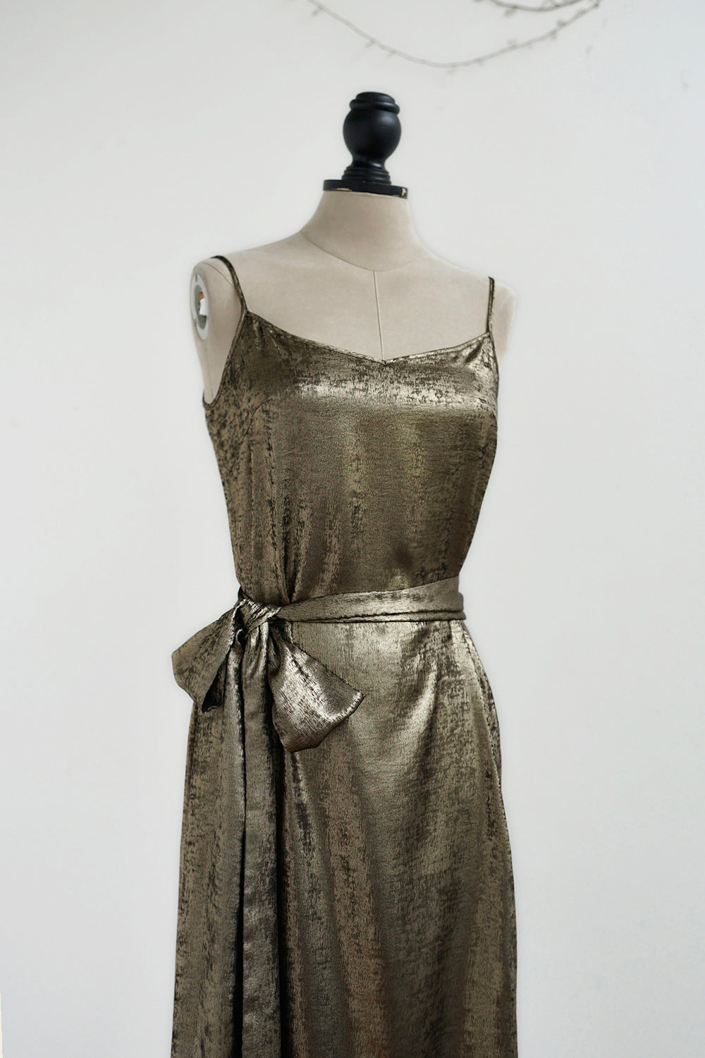1920sLam Gold Slip Dress Bee's Knees 1920sLam Gold Slip Dress Bee's Knees