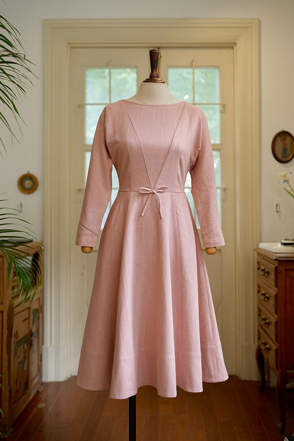 1950s｜Basic Cut Swing Dress