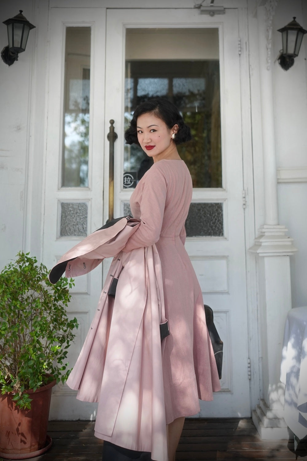 1950s｜Basic Cut Swing Dress