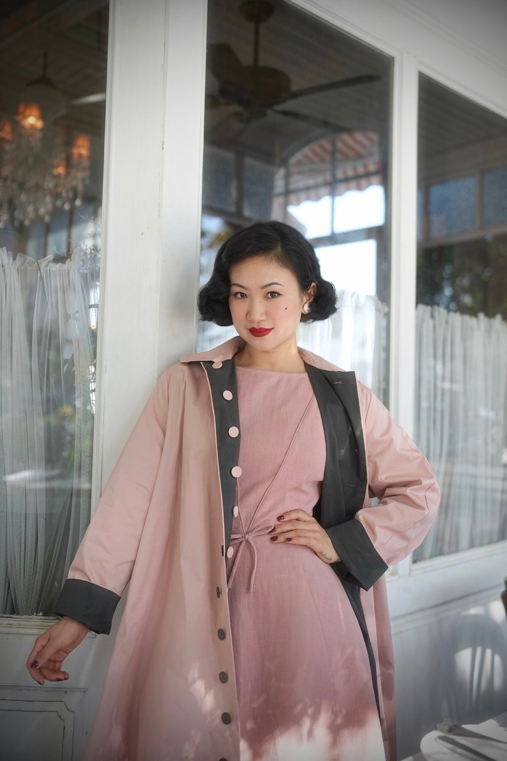 1950s｜Basic Cut Swing Dress