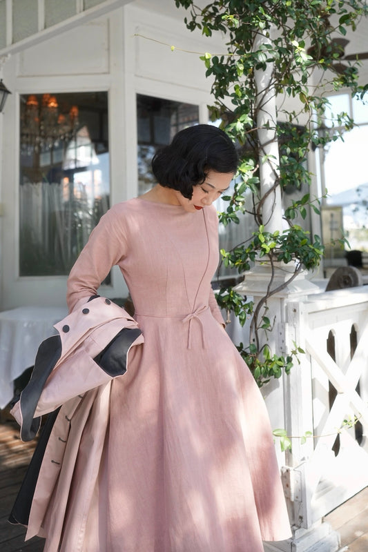 1950s｜Basic Cut Swing Dress