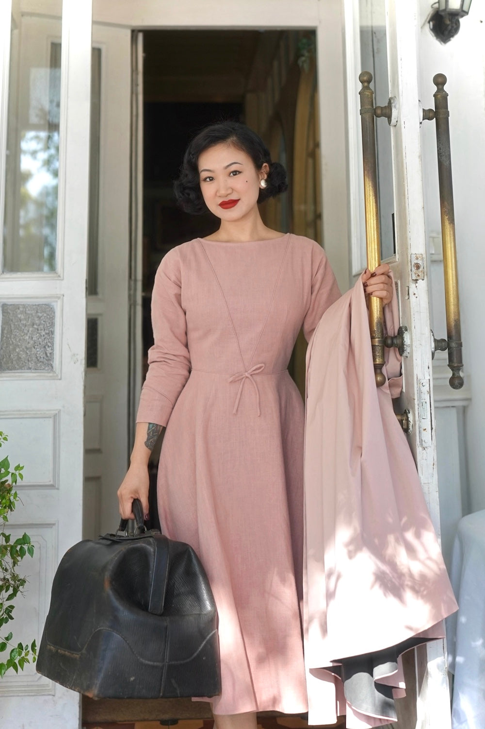 1950s｜Basic Cut Swing Dress