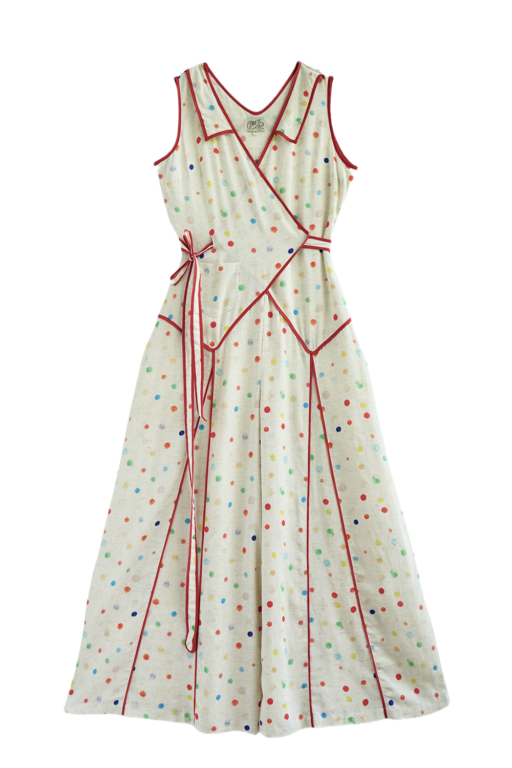 1920s｜Colorful Polka Dot Beach Pajama