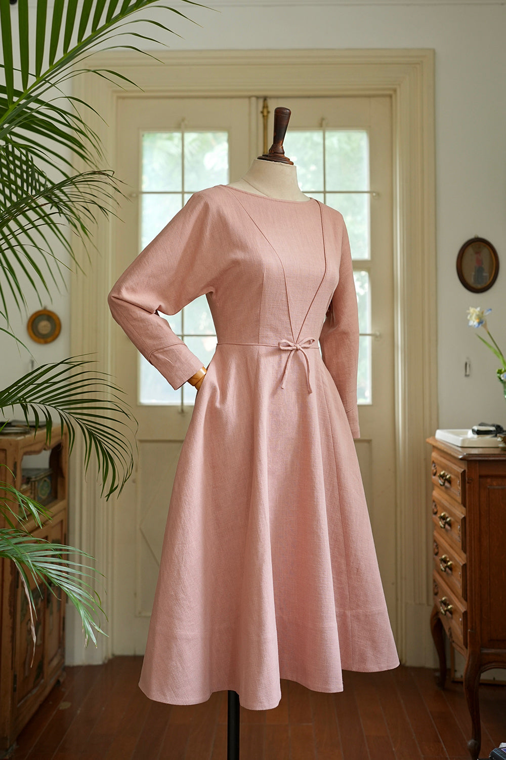 1950s｜Basic Cut Swing Dress