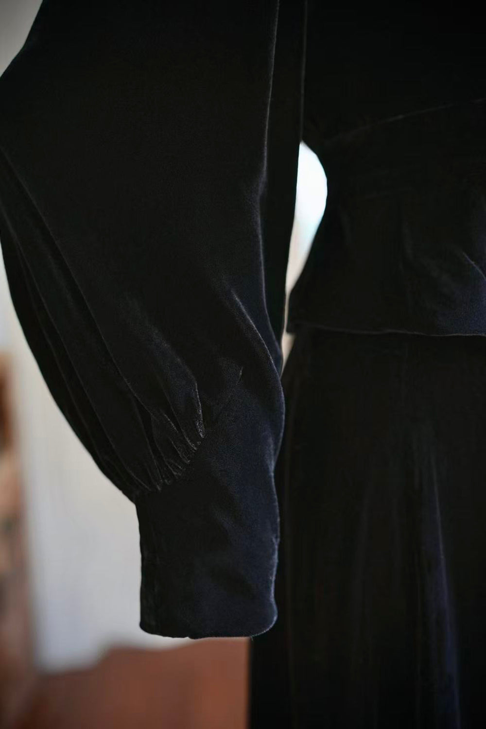 1930s｜Checkered Velvet Jacket